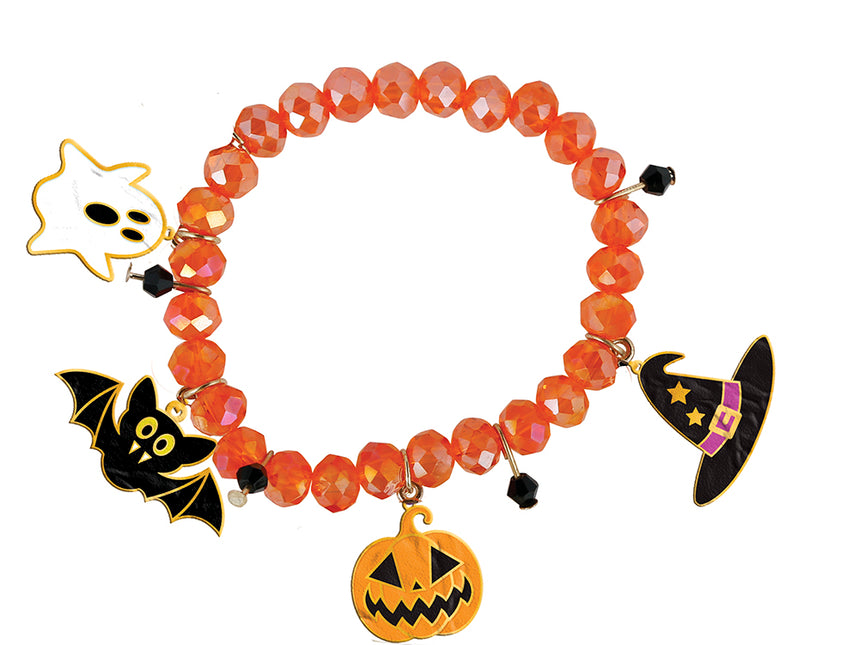 Braccialetto di Halloween arancione