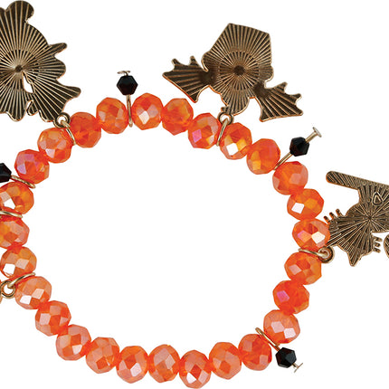 Braccialetto di Halloween arancione
