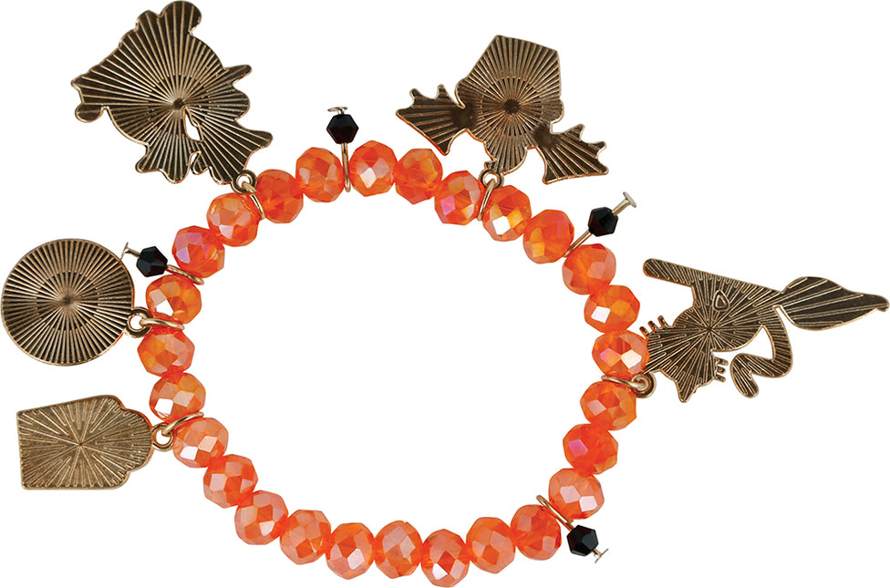 Braccialetto di Halloween arancione