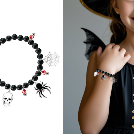 Braccialetto di Halloween nero