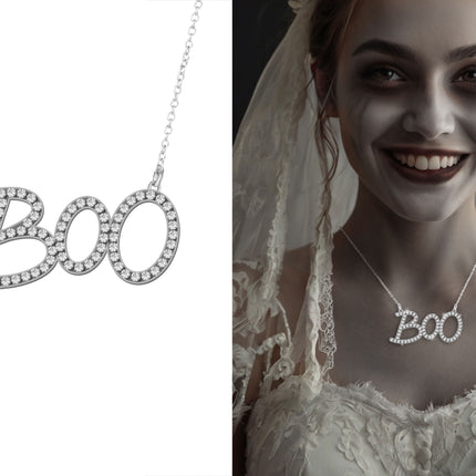 Collana Halloween Boo 5,5 cm