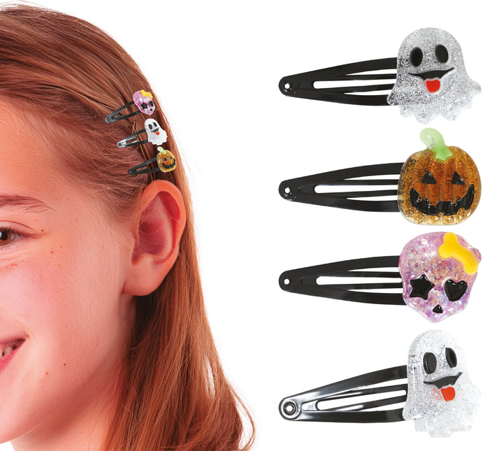 Forcine per capelli di Halloween in metallo 3 pezzi