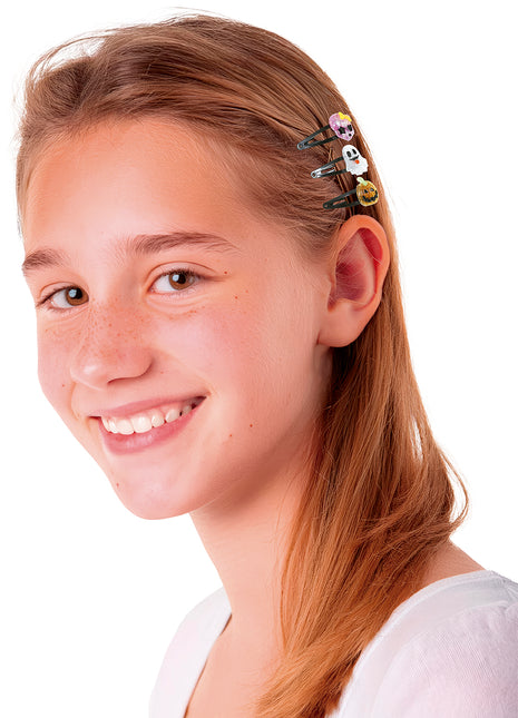 Forcine per capelli di Halloween in metallo 3 pezzi