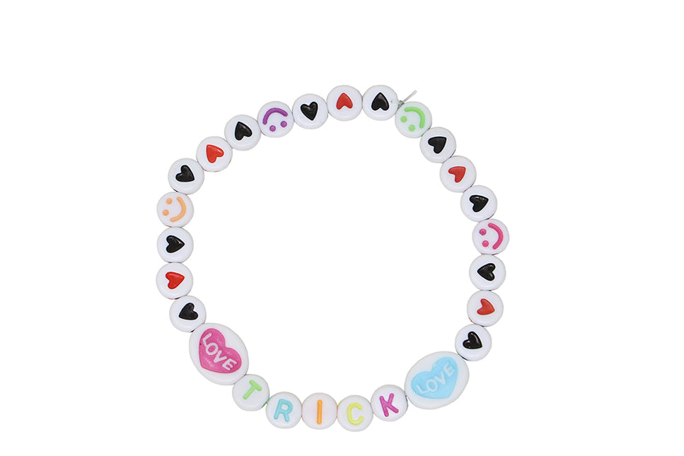 Kit di lavoretti di Halloween per creare braccialetti con lettere e numeri