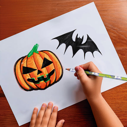 Matite di Halloween 18,5 cm 12 pezzi