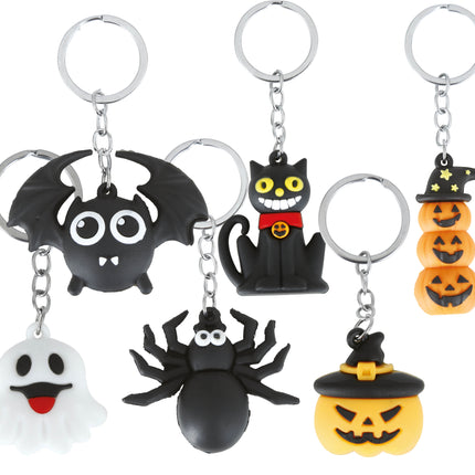 Regali di Halloween Condividi Portachiavi 4,5 cm 6 pezzi