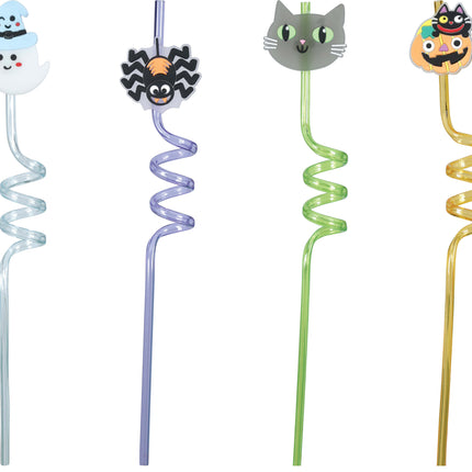 Cannucce di Halloween 27cm 4pz
