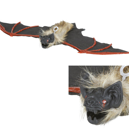 Pipistrello finto di Halloween 38 cm