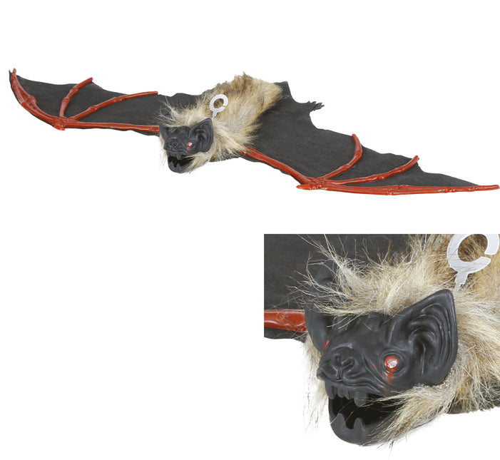 Pipistrello finto di Halloween 38 cm
