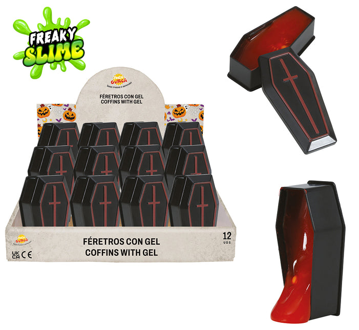 Halloween Condividi Scatola della Morte con Gel 7cm 12pz