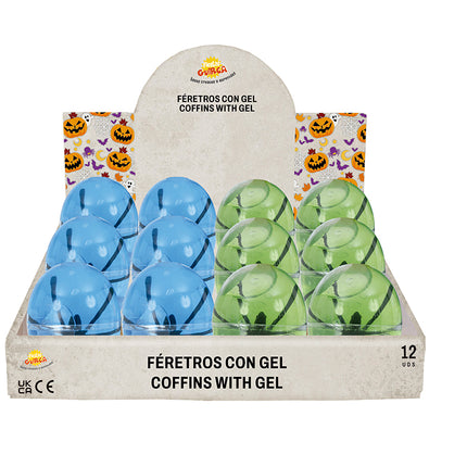 Uova regalo di Halloween con ragno 6cm 12pz