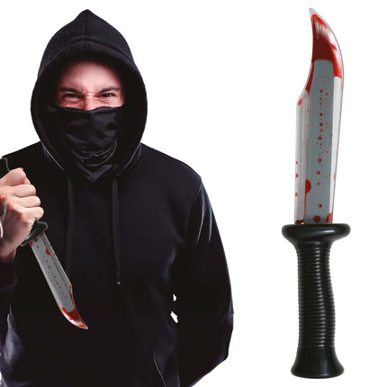 Coltello finto di Halloween 34 cm