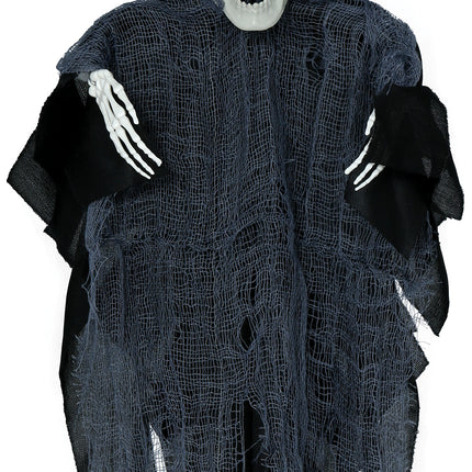 Bambola di Halloween Scheletro con tunica 40 cm