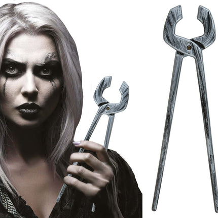 Pinze finte di Halloween 40 cm