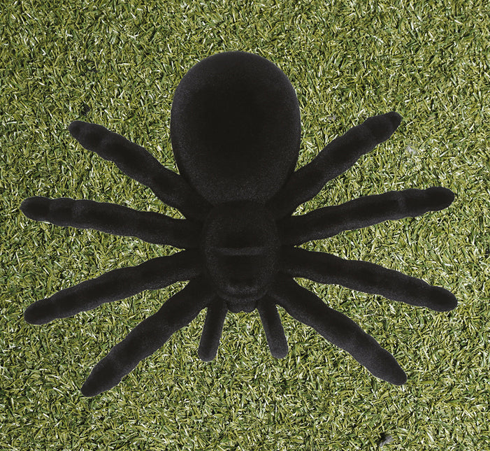 Ragno finto nero 14 cm