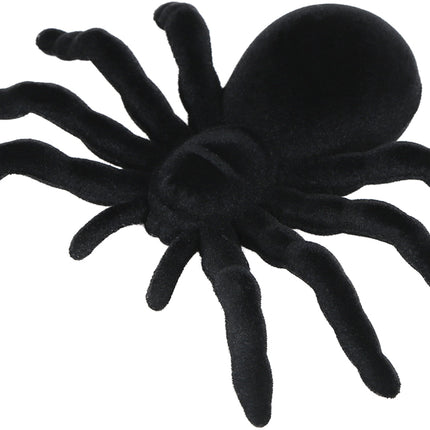 Ragno finto nero 14 cm