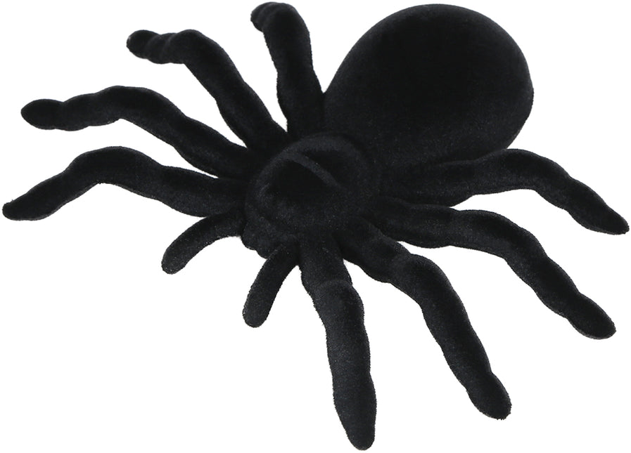 Ragno finto nero 14 cm