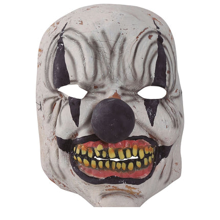 Maschera da clown di Halloween nera