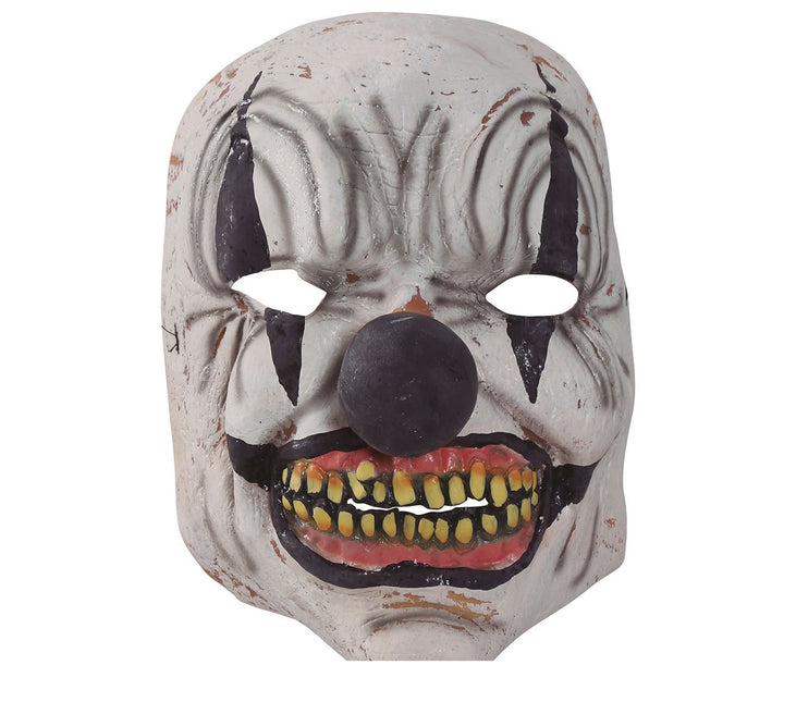 Maschera da clown di Halloween nera
