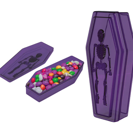 Ciotola per caramelle di Halloween viola 19 cm