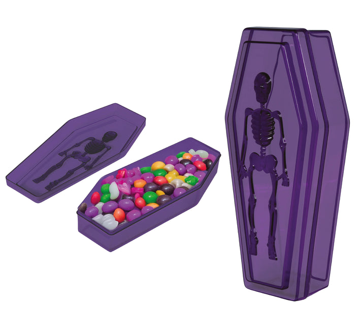 Ciotola per caramelle di Halloween viola 19 cm