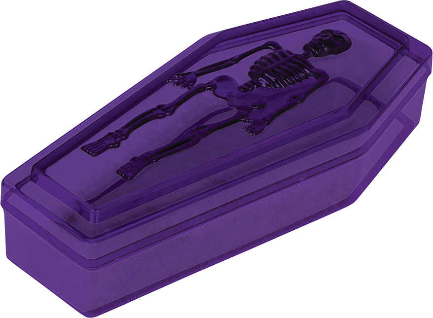 Ciotola per caramelle di Halloween viola 19 cm