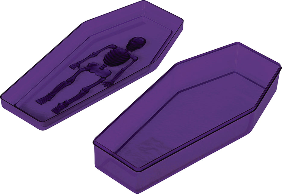 Ciotola per caramelle di Halloween viola 19 cm