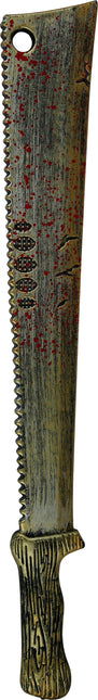 Coltello finto di Halloween insanguinato 68 cm