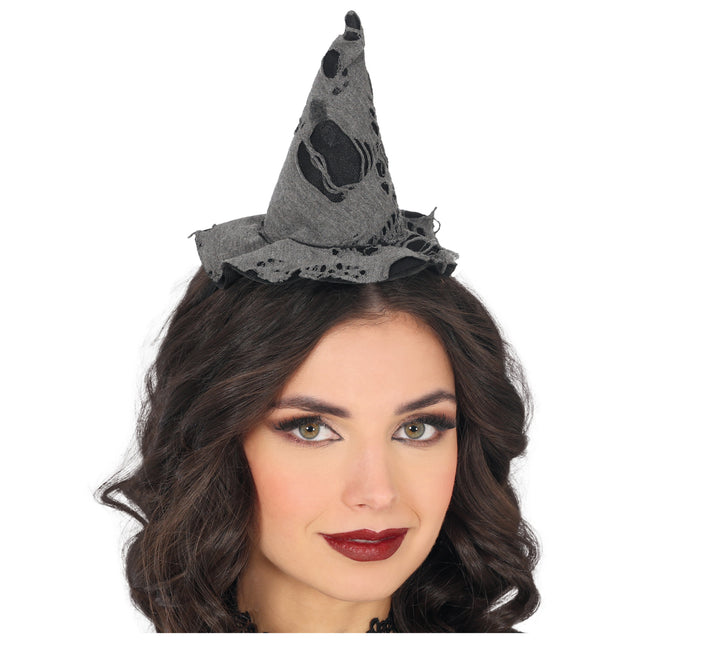Cerchietto Halloween Cappello Strega Mini