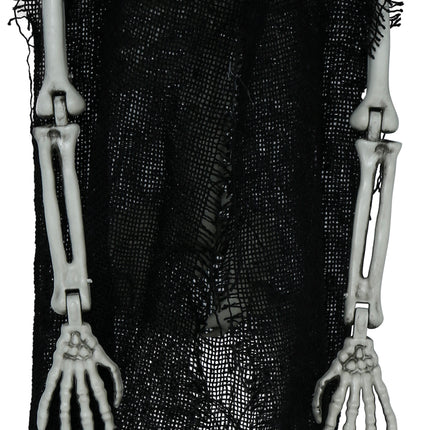 Scheletro di Halloween con cappello 47 cm
