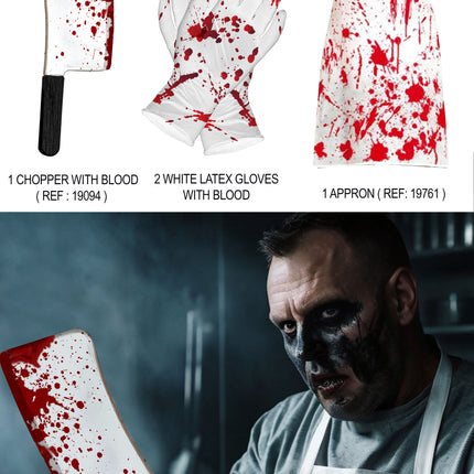 Set di accessori per Halloween 3 pezzi