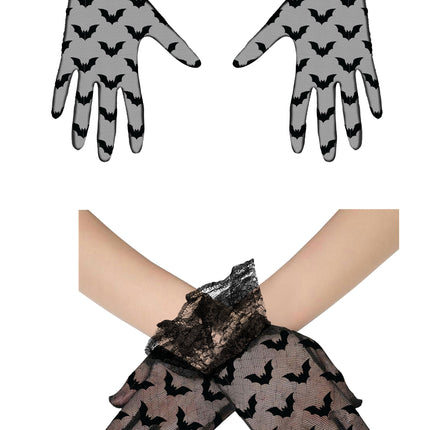 Guanti in pizzo Bat 22cm