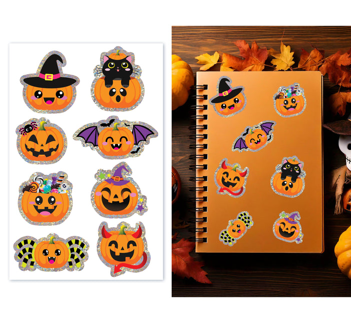 Adesivi Halloween Zucca
