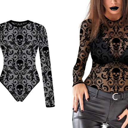 Camicia in pizzo nera