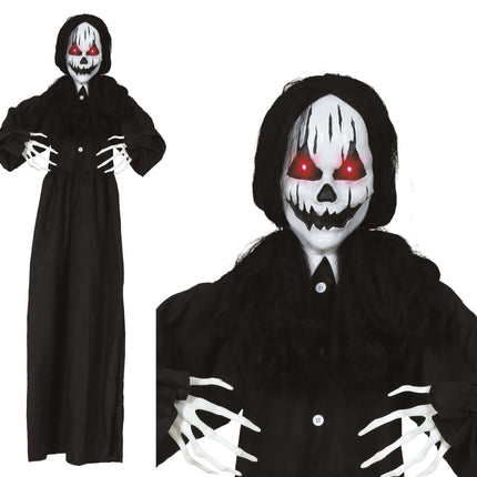 Bambola di Halloween con luci e suoni 1,5 m