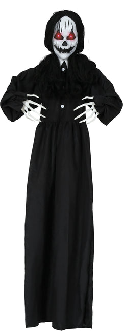 Bambola di Halloween con luci e suoni 1,5 m
