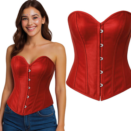 Corsetto rosso da donna
