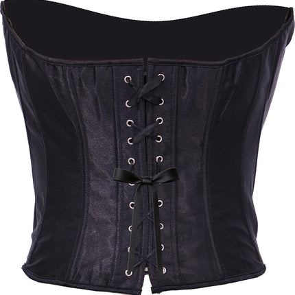 Corsetto nero da donna