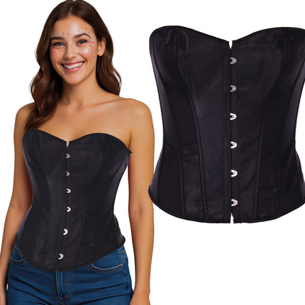 Corsetto nero da donna