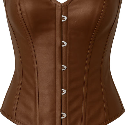 Corsetto marrone da donna