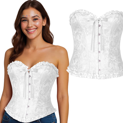 Corsetto bianco da donna