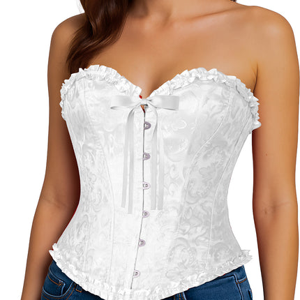 Corsetto bianco da donna