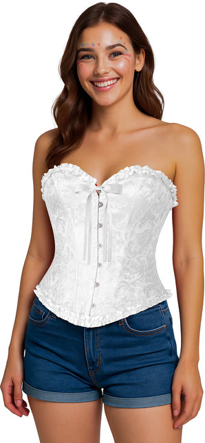 Corsetto bianco da donna
