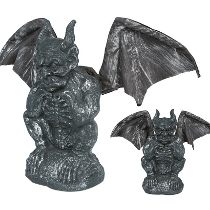 Gargoyle grigio 30 cm