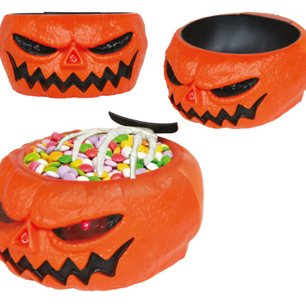 Ciotola di Halloween a forma di zucca, 25 cm