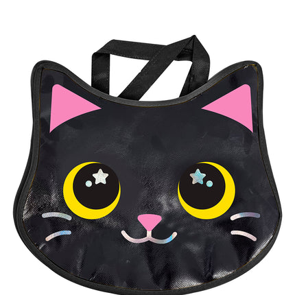 Borsa a forma di gatto, nera