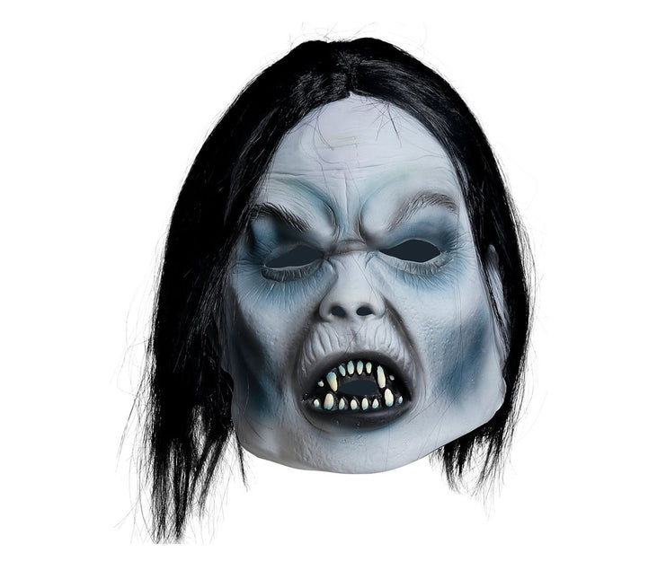 Capelli con maschera da vampiro di Halloween