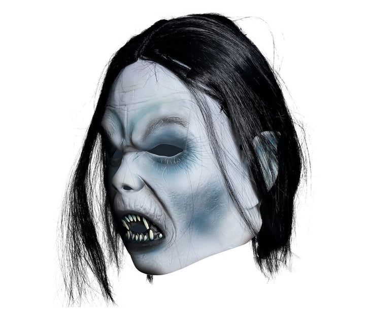 Capelli con maschera da vampiro di Halloween