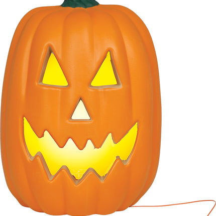 Zucca di Halloween con luce, 40 cm