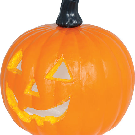 Zucca di Halloween con luce, 45 cm